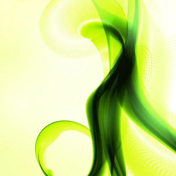 Abstrato verde, fundo onda — Vetor de Stock