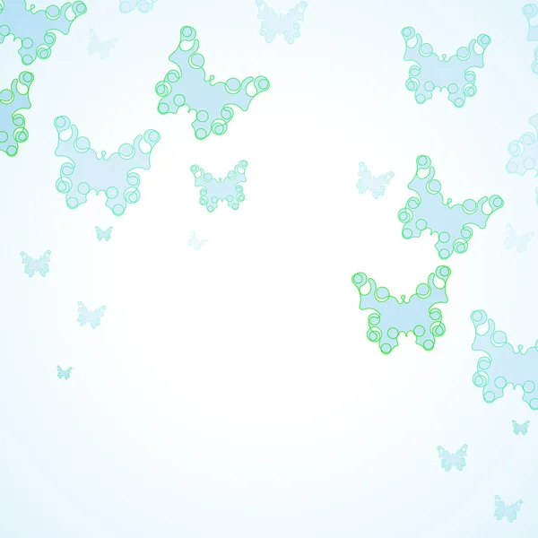 Abstrakter Schmetterlingshintergrund — Stockvektor