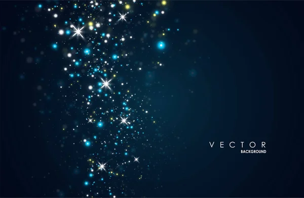 Une Vague Magique Étoiles Scintillantes Concept Graphique Pour Votre Design — Image vectorielle