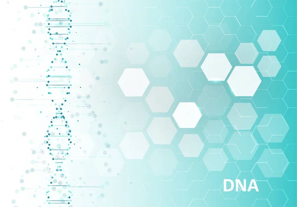 Μεγάλη Απεικόνιση Γονιδιωματικών Δεδομένων Τεστ Dna Χάρτης Γονιδίων Γραφική Ιδέα — Διανυσματικό Αρχείο