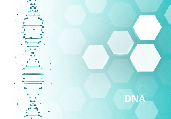 ビッグゲノムデータの可視化 Dna検査ゲノムマップ あなたのデザインのグラフィックコンセプト — ストックベクタ