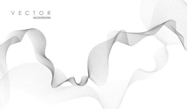 概要煙の背景 波の要素のイラスト あなたのデザインのグラフィックコンセプト — ストックベクタ