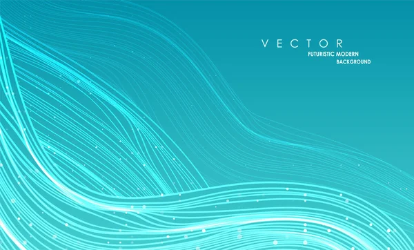 Abstraktní Vlnové Linie Tekuté Křivky Grafický Koncept Pro Váš Design — Stockový vektor