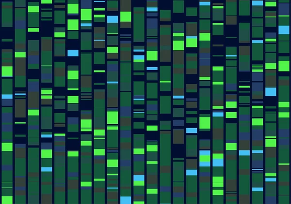 Test Genomico Del Dna Mappa Del Genoma Visualizzazione Dei Big — Vettoriale Stock