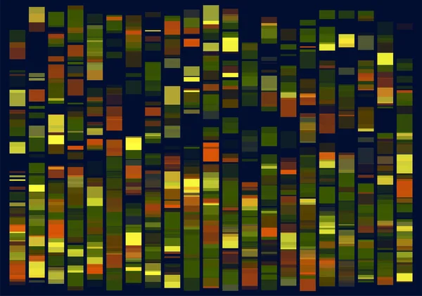 Dna Genomtest Genomkarta Visualisering Stora Data Abstrakt Infographics Representation Grafiskt — Stock vektor