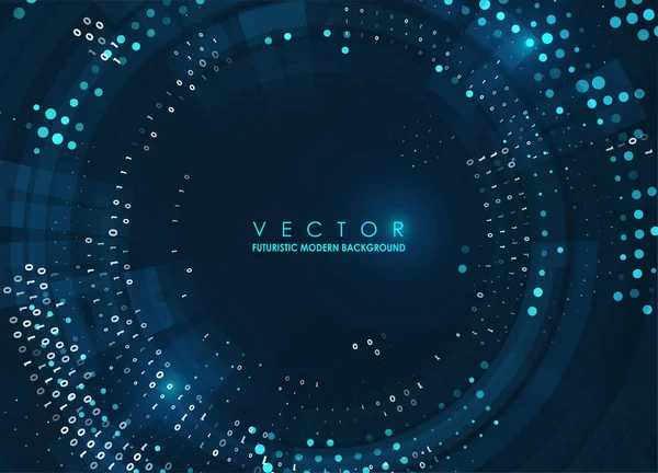 Abstract Big Data Visualization Big Data Code Representation Futuristic Network — Stock Vector