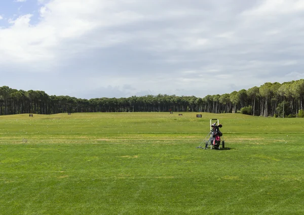 初心者のためのゴルフ練習場 — ストック写真