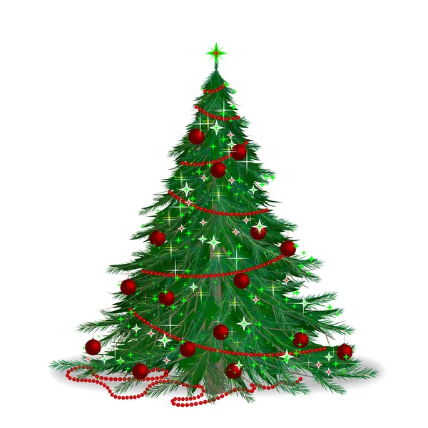 Árbol de Navidad Vector de stock