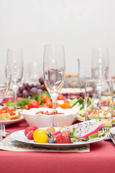 Beautifully Decorated Festive Table Royalty Free Stock Photos