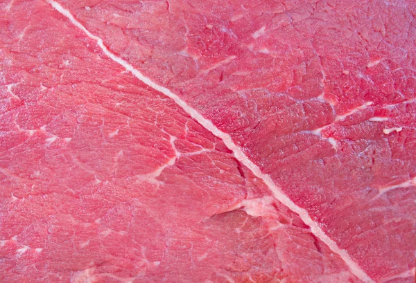 Das frische Rindfleisch aus nächster Nähe — Stockfoto