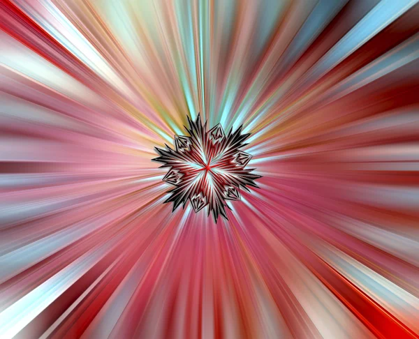 Fantasia vermelho, fundo radial — Fotografia de Stock