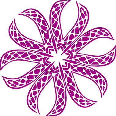 beyaz zemin üzerinde izole kırmızı deseni