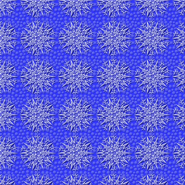 Seamless snowflakes background — Stock Photo, Image