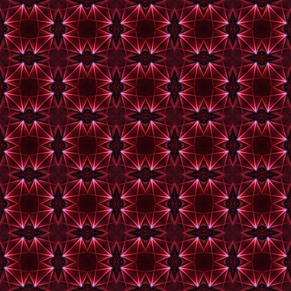Indian seamless pattern, red background — Stock Photo, Image