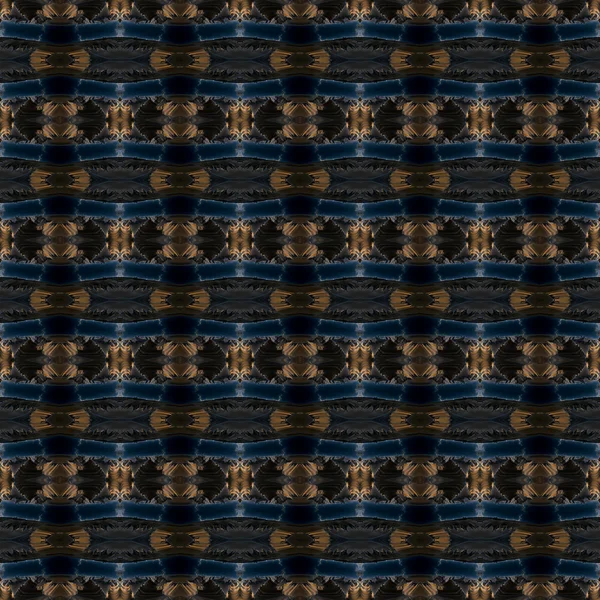 Indian seamless pattern, blue background — Stock Photo, Image
