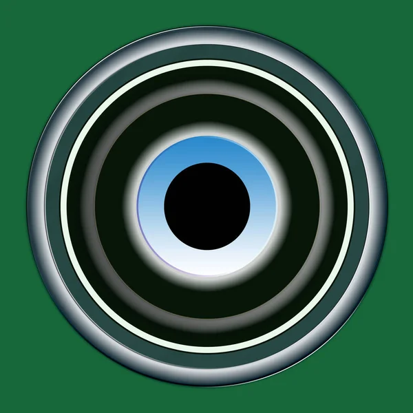 Круглая Цветная Форма Похожая Глаза — стоковое фото
