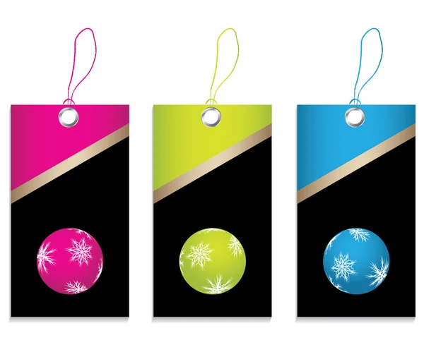 Precio con diseño navideño — Vector de stock