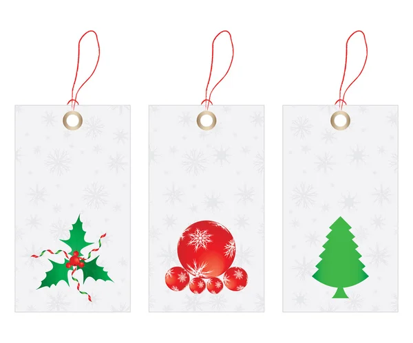 Fiyat tags - christmas edition — Stok Vektör