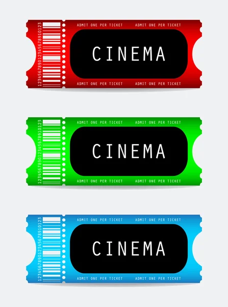 Billet de cinéma — Image vectorielle