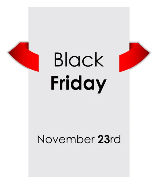 Black friday sale tag with special design — Stock Vector