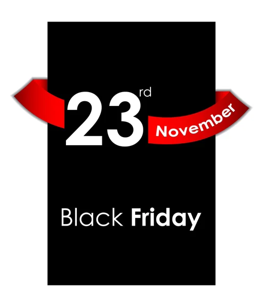Black friday sale tag design — Stock Vector