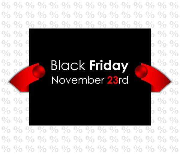 Trendy black friday banner — Stock Vector