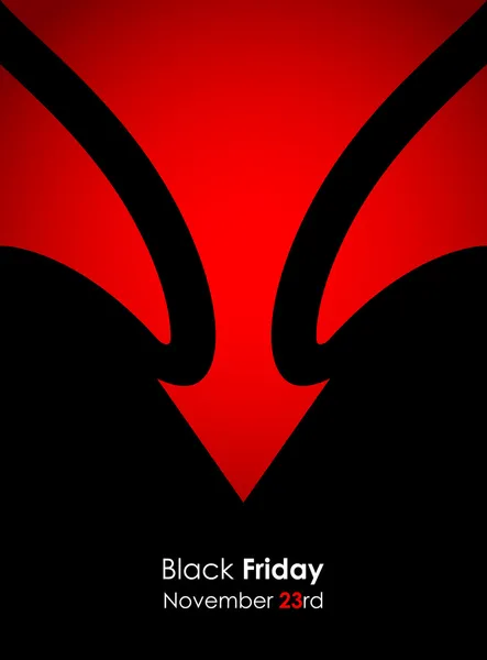 Özel siyah Cuma afiş