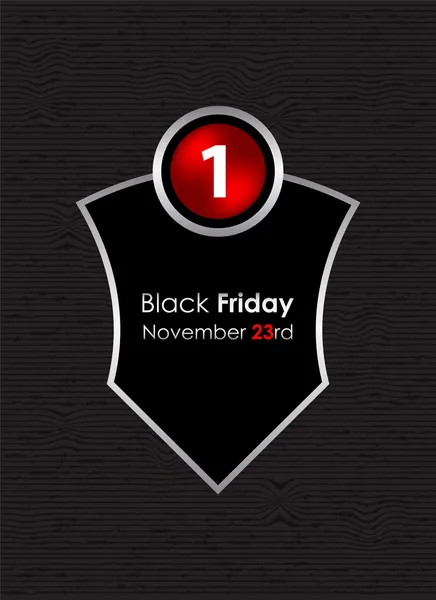 Special background with black friday sign — Stock Vector