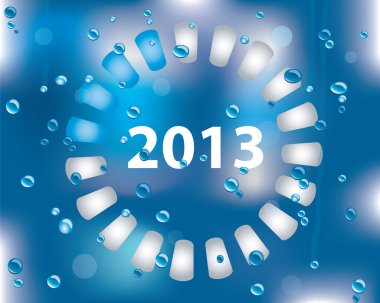 vektör preloader ıslak cam