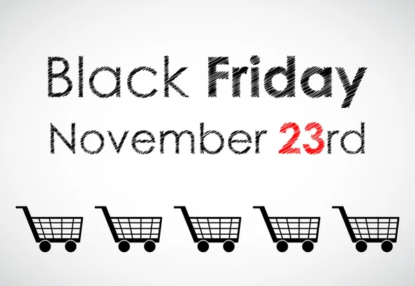 Special black friday banner for your website — Stock Vector