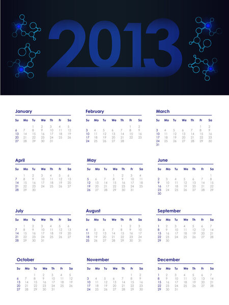 2013 year calendar