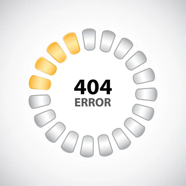 404 error concept with special design — Stock Vector