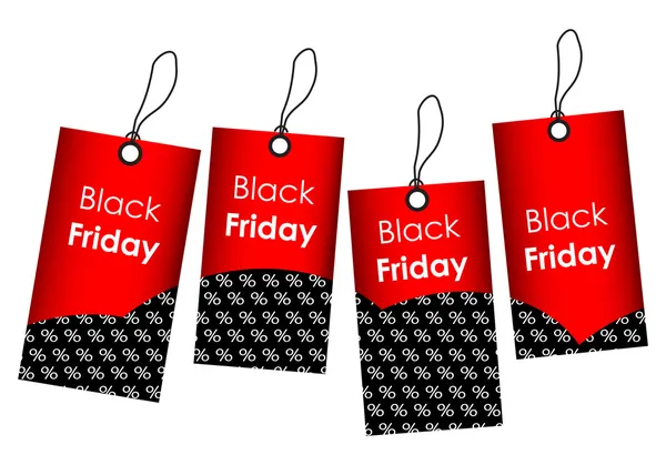 siyah Cuma tasarımı ile fiyat etiketleri