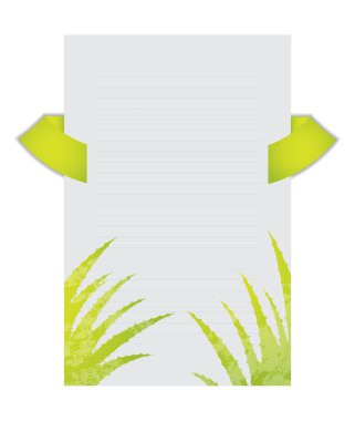 aloe vera tasarımı ile el ilanı