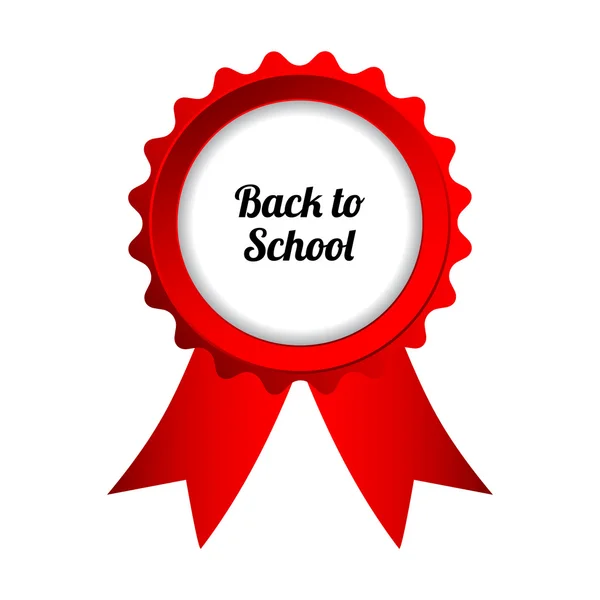 Back to school sign, vector eps10 — Stock Vector