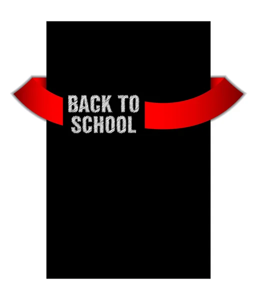 Back to school banner with special sketch design — Stock Vector