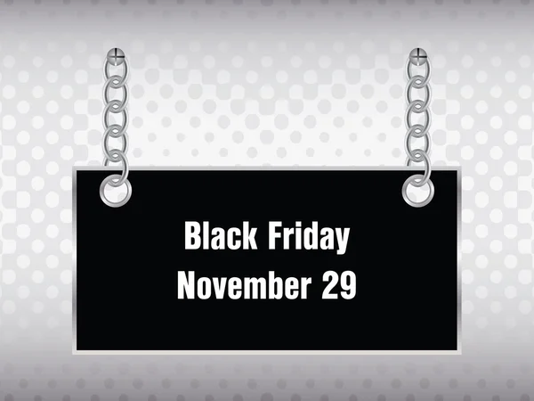 Banner zum Black Friday — Stockvektor