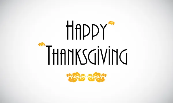 Happy Thanksgiving greeting card, vector design Stock Illustration
