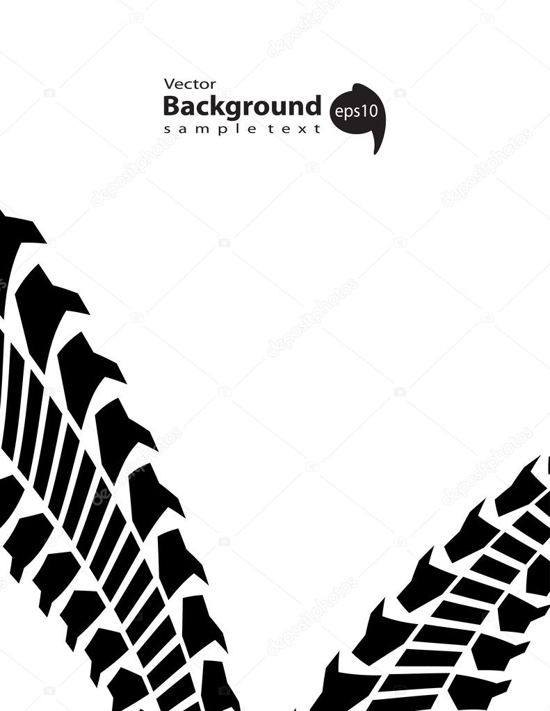 tire track background