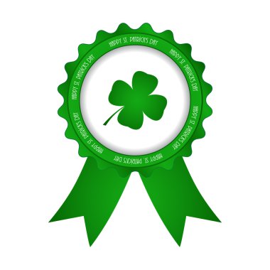 Happy St patrick's günü rozeti