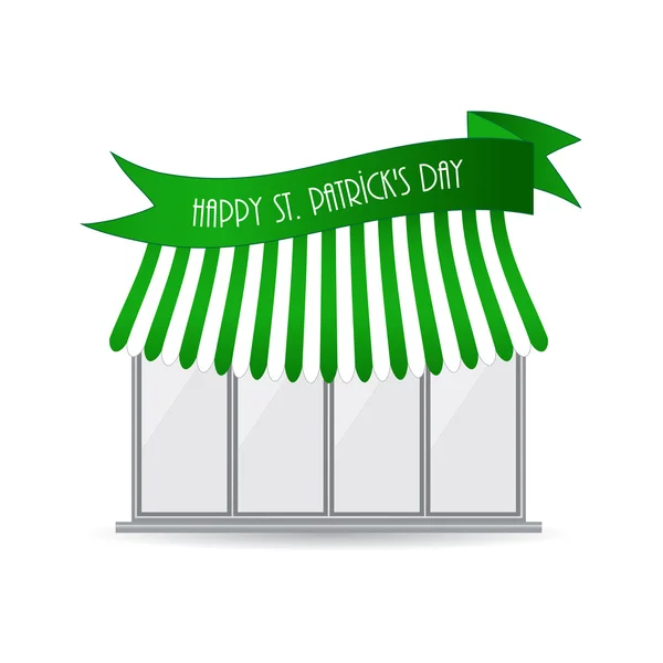 Szczęśliwy st. patrick dzień sklep ikona — Wektor stockowy