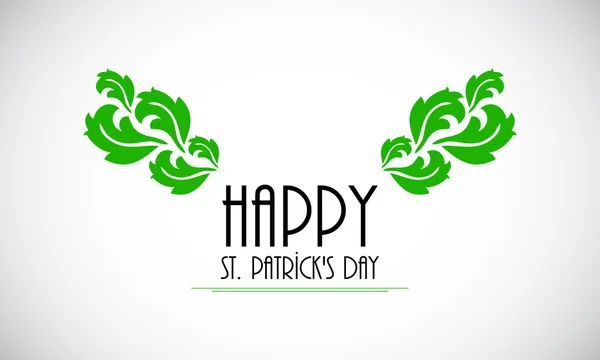 Joyeuse Saint-Patrick - fond vectoriel — Image vectorielle