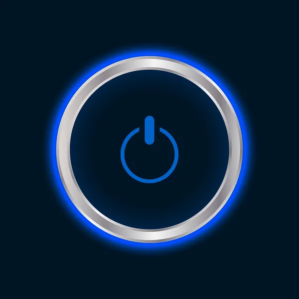 Web sitesi güç düğmesi, vektör eps10