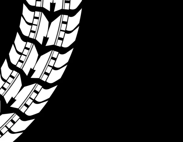 특별 한 상세한 타이어 인쇄, 벡터 디자인, eps10 — 스톡 벡터