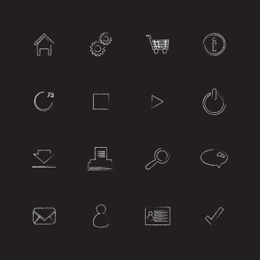 web ve mobil uygulamalar için özel düz UI simgeler