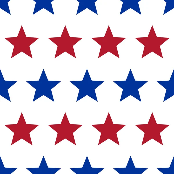 거무스름 패턴으로 수평으로 정렬되어 있습니다 미국의 애국적 기념일의 기하학적 초대장에 — 스톡 벡터