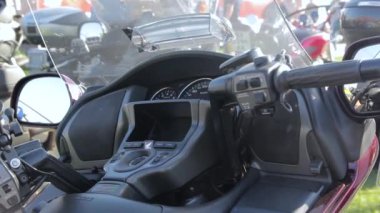 Cassic motosiklet taksimetre ön detayı.
