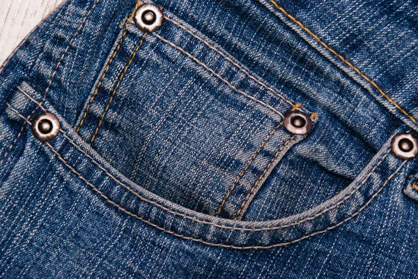 Stijlvolle Blauwe Denim Achtergrond Met Kopieerruimte — Stockfoto