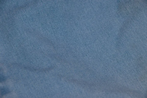 带复制空间的风格蓝色斜纹斜纹棉布背景 — 图库照片