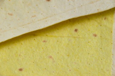 Gıda geçmişi, Gürcistan Lavaş yakın çekim makrosu. Lezzetli pide ekmeği..